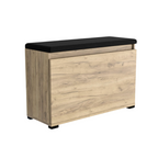 Meuble à Chaussures avec Banc d'Entrée Rangement Chêne Sonoma - Détails