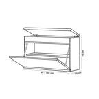 Meuble à Chaussures avec Banc d'Entrée Rangement Chêne Doré - Détails