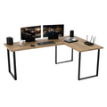 Bureau d'Angle Gaming Gamer Professionnel pour Ordinateur PC Bureau de Travail VINI N Sans Blende Chêne Doré