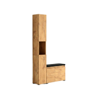 Ensemble d'Entrée avec Meuble à Chaussures Banc et Meuble Étroit Nova Sora Lancelot - Détails