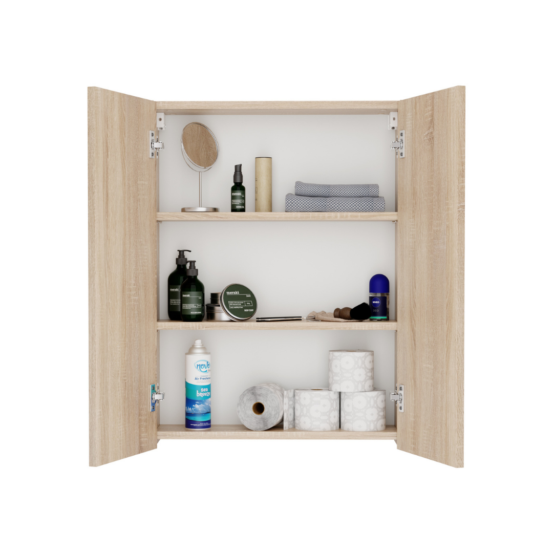 Meuble Suspendu pour WC Suspendu Geberit Rangement Chêne Sonoma - Détails