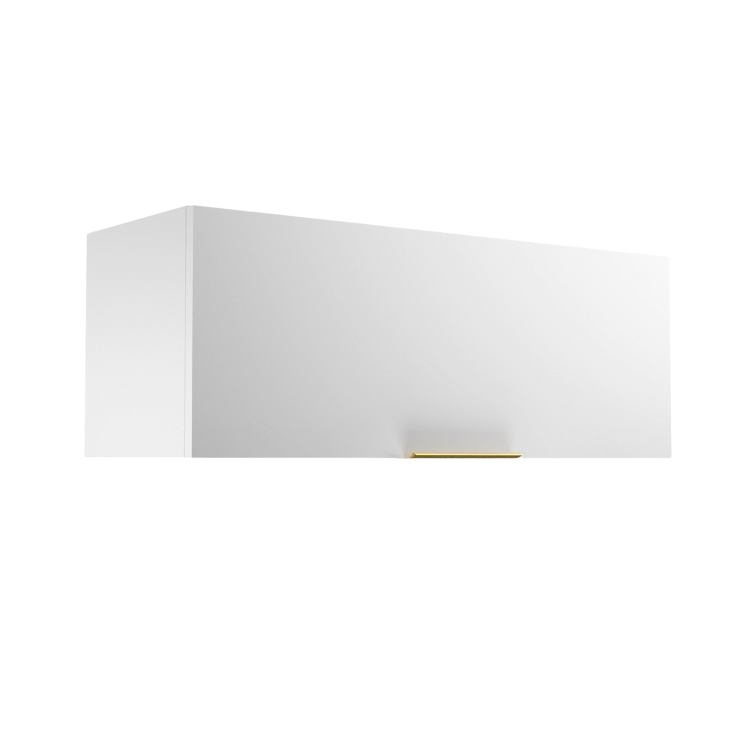 Meuble de Salle de Bain Suspendu Rangement Blanc - Détails