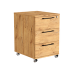 Caisson de Bureau Mobile à Roulettes avec Serrure et Tiroirs Max Rangement Lancelot - Vue principale