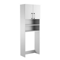 Meuble Rangement sur Pied au-dessus Lave-linge avec Bella Portes Blanc - Vue principale