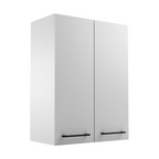 Meuble de Salle de Bain Suspendu Lisa Rangement Blanc - Vue principale