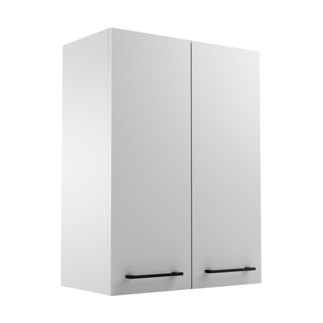 Meuble de Salle de Bain Suspendu Lisa Rangement Blanc - Vue principale