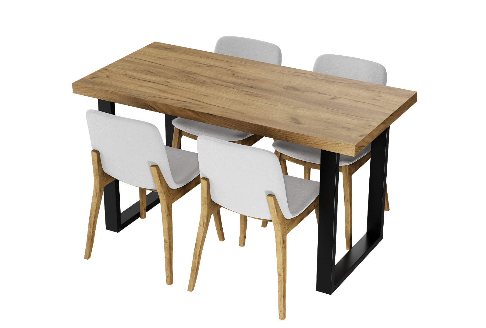 Table de Cuisine Loft VINI Chêne Doré - Vue principale