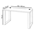 Bureau Gaming Gamer Professionnel pour Ordinateur PC Bureau de Travail Noir - Détails