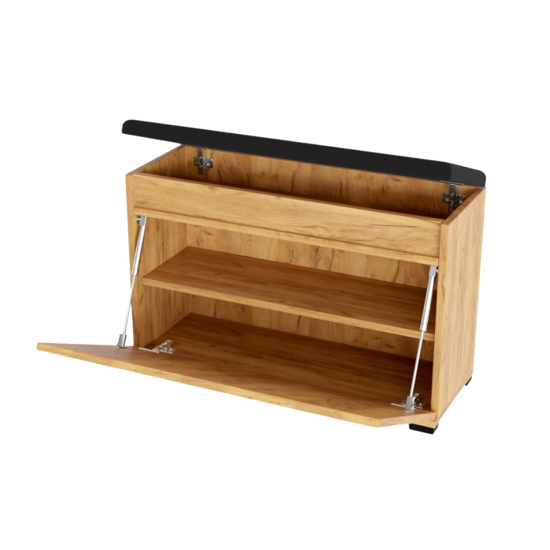 Meuble à Chaussures avec Banc d'Entrée Nova Rangement Lancelot - Vue principale