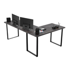 Bureau d'Angle Gaming Gamer Professionnel pour Ordinateur PC Bureau de Travail VINI N Béton Foncé - Détails