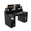 Bureau Gaming Gamer Professionnel pour Ordinateur PC Bureau de Travail Enigma Noir