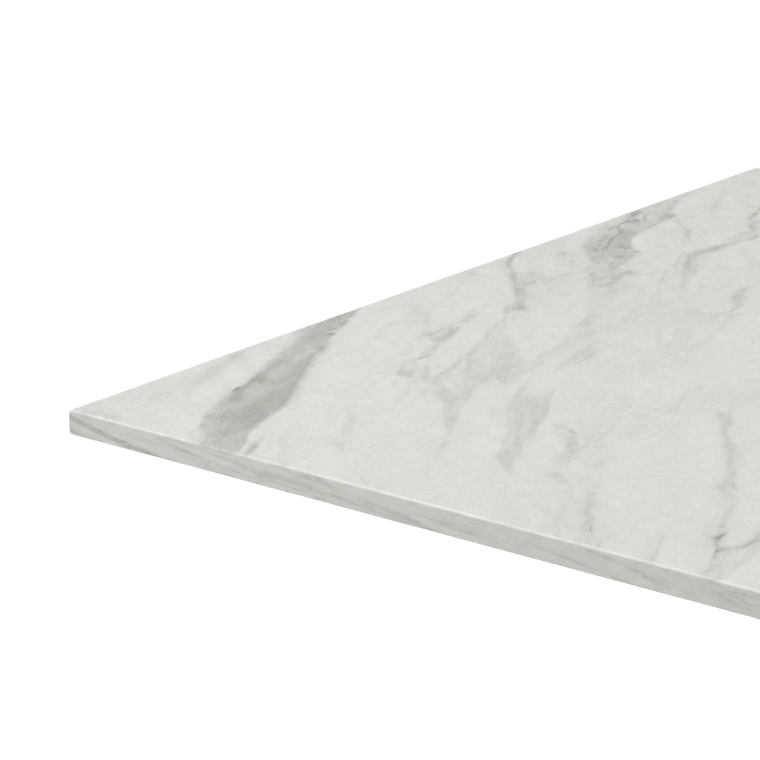 Plan de Travail sur Mesure Ben Marbre Blanc - Vue principale