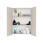 Meuble Suspendu pour WC Suspendu Geberit Rangement Cachemire - Détails