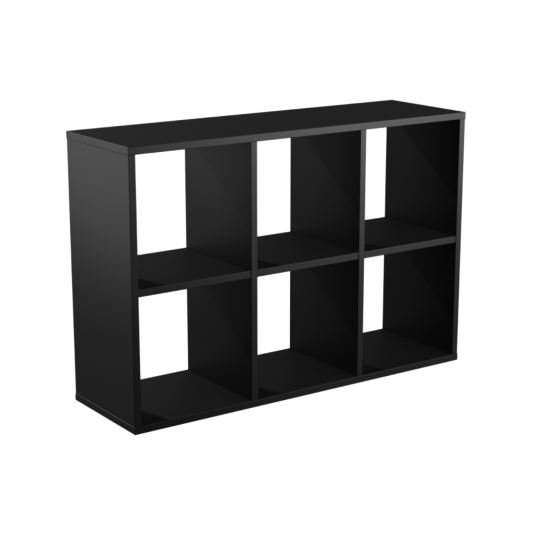Étagère Cube Kostka Rangement Modulable Noir - Vue principale
