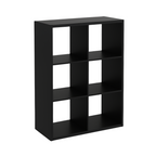 Étagère Cube Rangement Modulable Noir - Détails