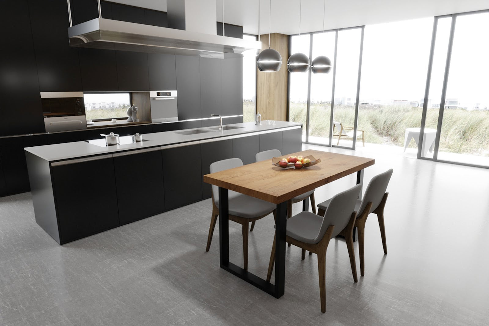 Table de Cuisine Loft VINI Lancelot - Détails