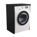 Meuble de Salle de Bain sur Lave-linge Ouvert sans Lucy Portes Noir