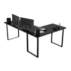 Bureau d'Angle Gaming Gamer Professionnel pour Ordinateur PC Bureau de Travail VINI N Noir - Détails