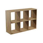 Étagère Cube Rangement Modulable Kostka Chêne Doré - Vue principale