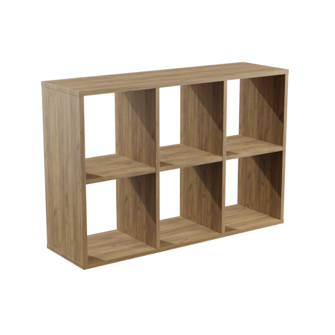 Étagère Cube Rangement Modulable Kostka Chêne Doré - Vue principale
