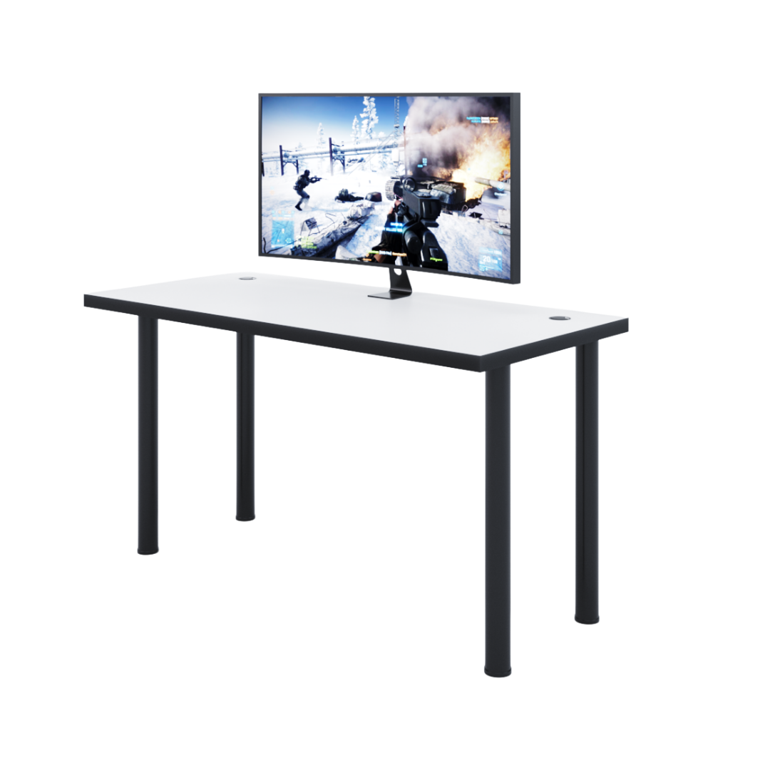 Bureau Gaming Gamer Professionnel pour Ordinateur PC Bureau de Travail Noir - Détails