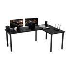 Bureau d'Angle Gaming Gamer Professionnel pour Ordinateur PC Bureau de Travail Noir - Détails